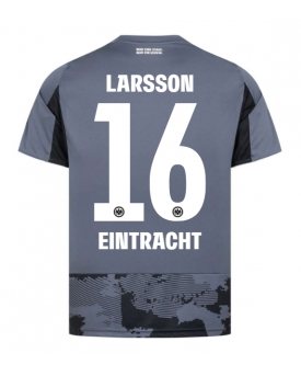 Billige Fotballdrakt Eintracht Frankfurt Hugo Larsson #16 Replika Tredjedrakt 2025-26 Kortermet Billige Fotballdrakt Eintracht Frankfurt Hugo Larsson #16 Replika Tredjedrakt 2025-26 Kortermet